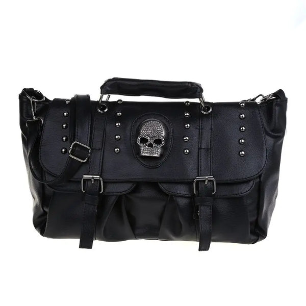 The Midnight Relic™ Skull Tote Bag | Women's Gothic Shoulder Handbag