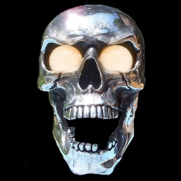 Skull Motorcycle Skull Front Head Retro Headlight