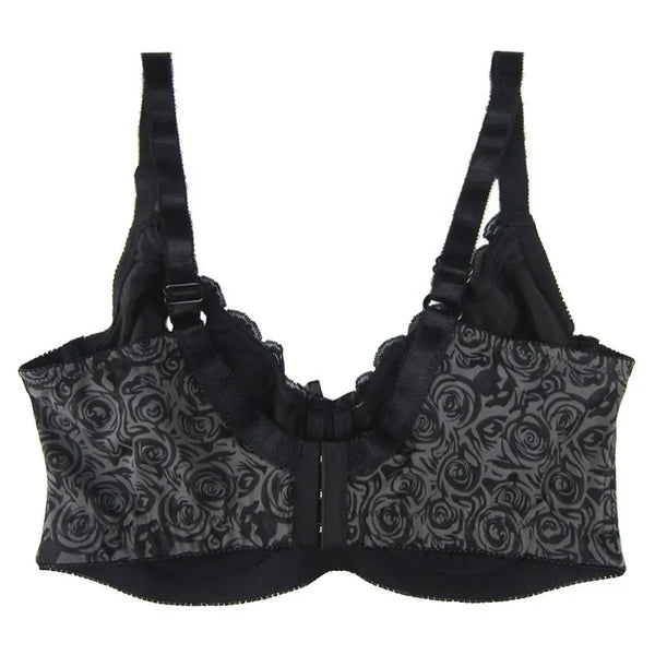"Noir Lace" Push-Up Bralette | Structured Gothic Lingerie