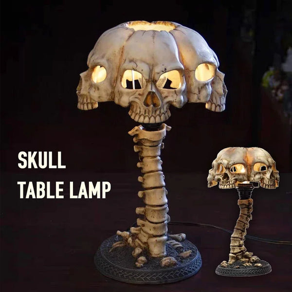 Skull Table Lamp 3D Statue Home Decoration