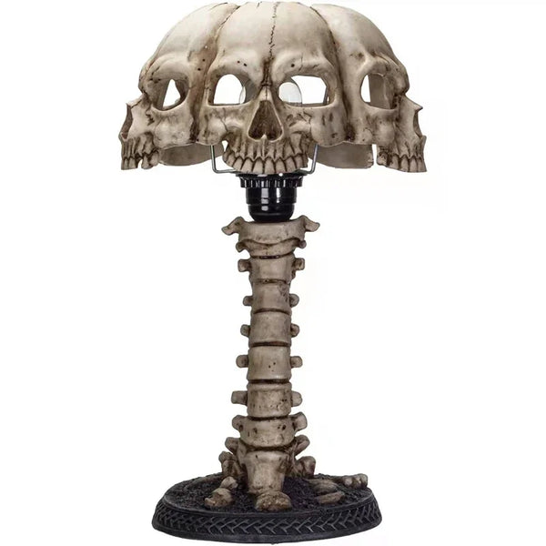 Skull Table Lamp 3D Statue Home Decoration