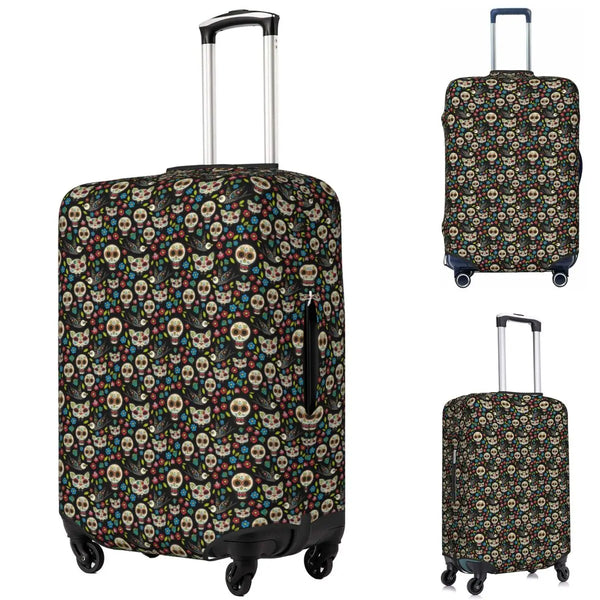 The Fiesta de los Muertos Elastic Luggage Cover