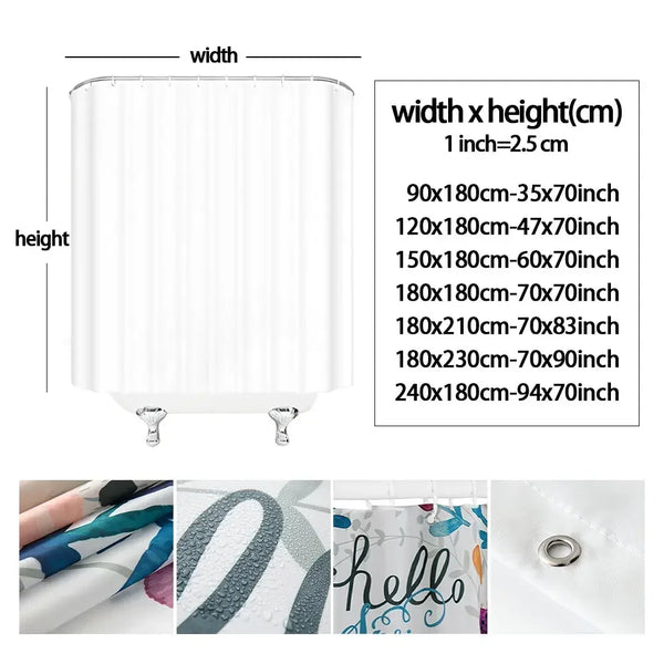 The "Daily Grind" Skeleton Shower Curtain & Hook Set