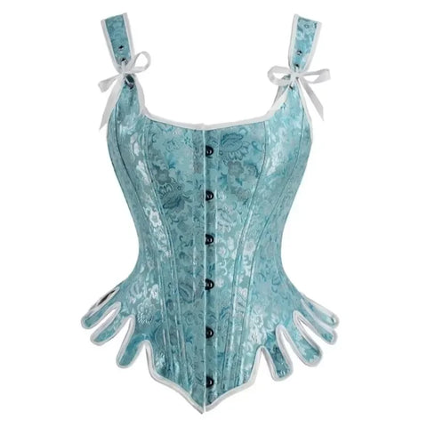 Steampunk Corset Top With Straps Vintage Gothic For Women
