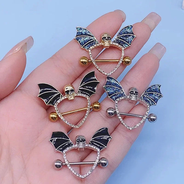 Gothic Spider, Skull & More Nipple Piercing Jewelry