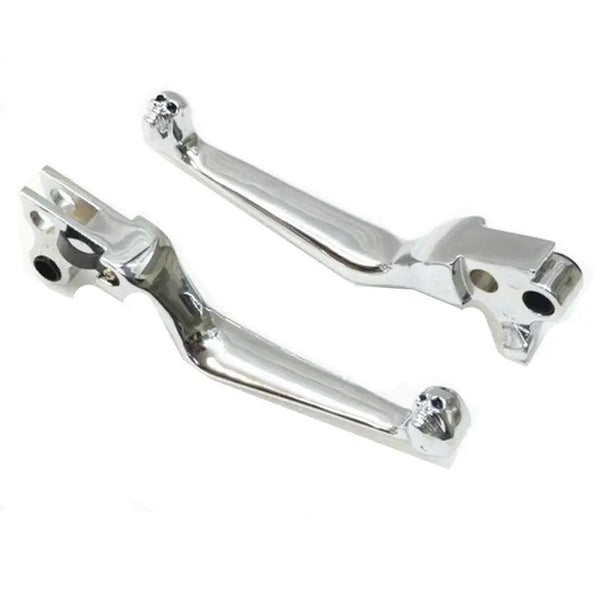 2pcs Motorcycle Skull Brake Clutch Levers For Harley