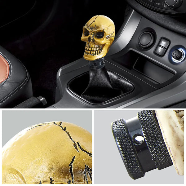 Skull Shape Car Gear Shift Knob 4 Colors