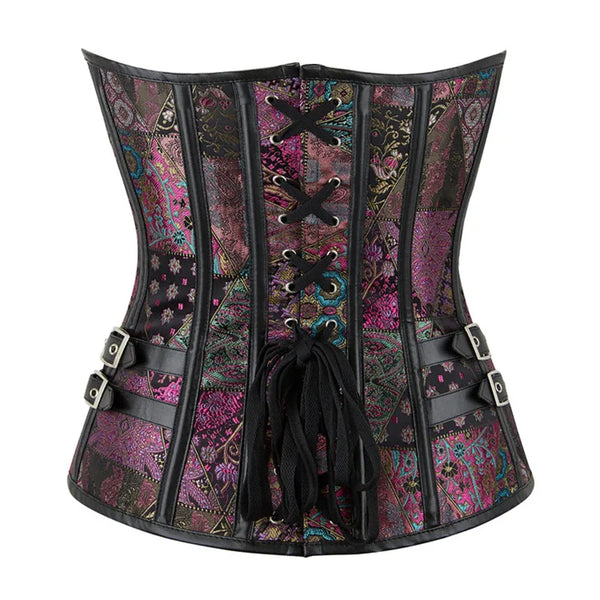 Vintage Steampunk Overbust Corset for Women