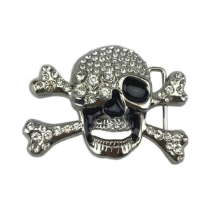 Skull Belt Buckle Punk Rock Style