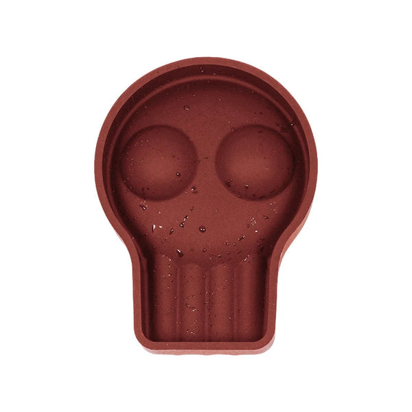 Skull Ashtray Silicone Durable Cigarette Holder 3 Colors