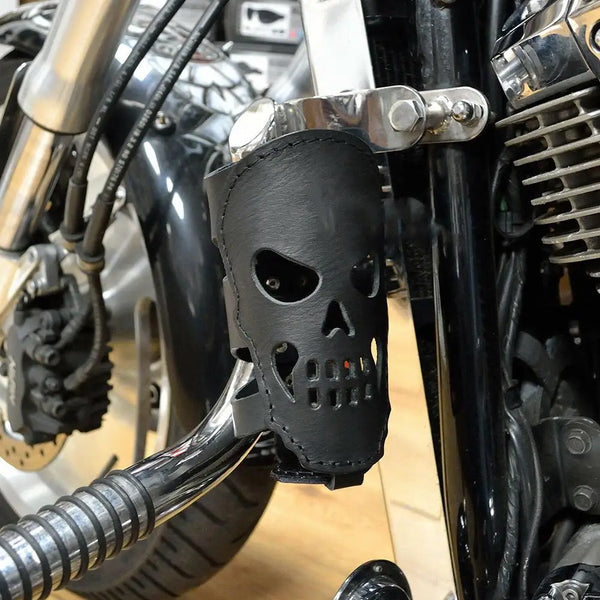 Skull Pattern Motorcycle Portable Bike Bottle Holder