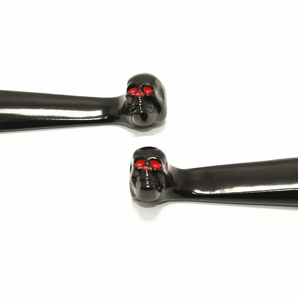 2pcs Motorcycle Skull Brake Clutch Levers For Harley
