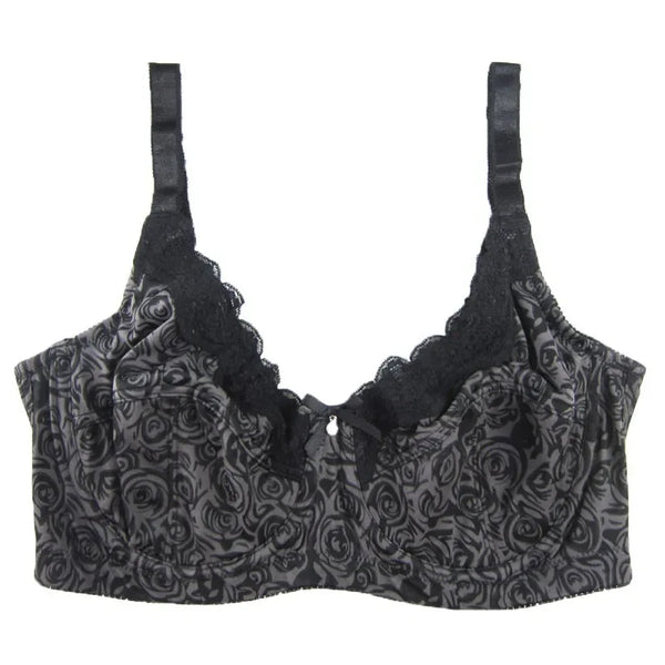 "Noir Lace" Push-Up Bralette | Structured Gothic Lingerie