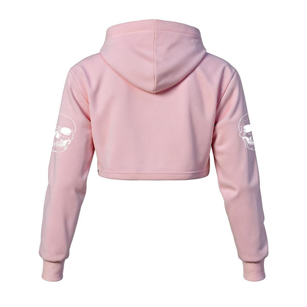 Women's Skull And Lizard Cropped Hoodie 12 Colors