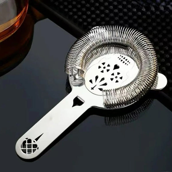 Skull Shaker Bar Tools With Shaker, Jigger, Ice Strainer And Bar Spoon