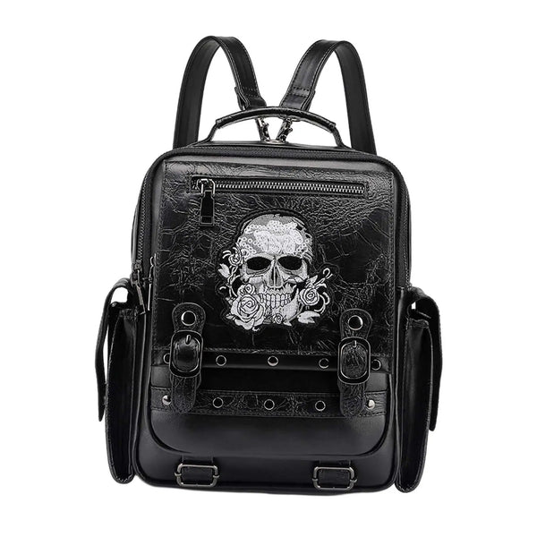 Skull Head punk Casual Backpack