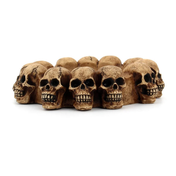 Creative Round Skull Cross Ashtray Home Decor