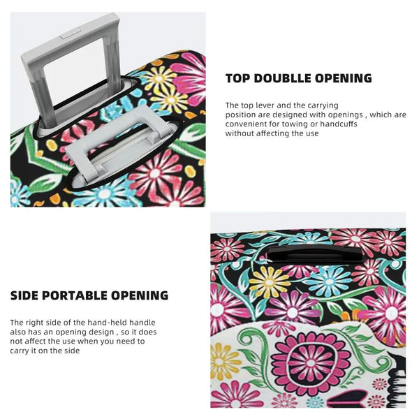 The Fiesta de los Muertos Elastic Luggage Cover