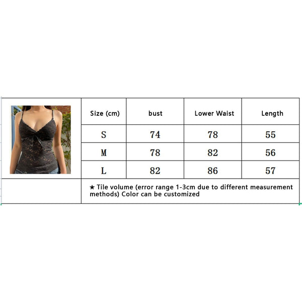 Women's Gothic Black See Through Lace Cami Tank Top