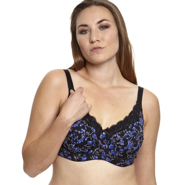 "Noir Lace" Push-Up Bralette | Structured Gothic Lingerie
