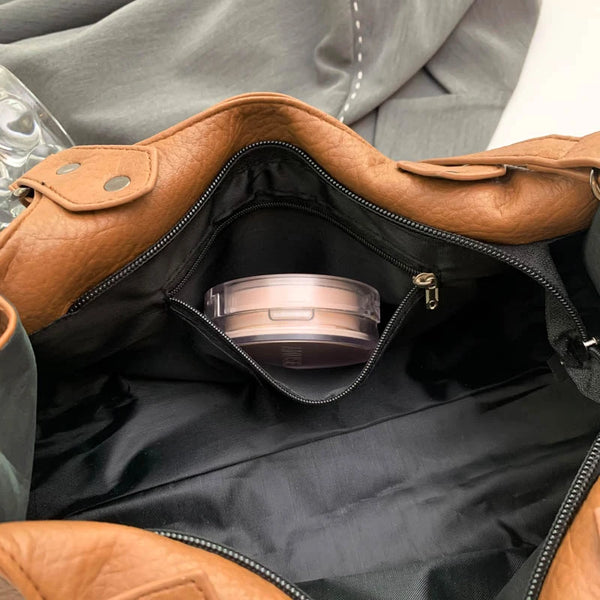 The Nocturne Large Leather Goth Handbag & Crossbody Purse