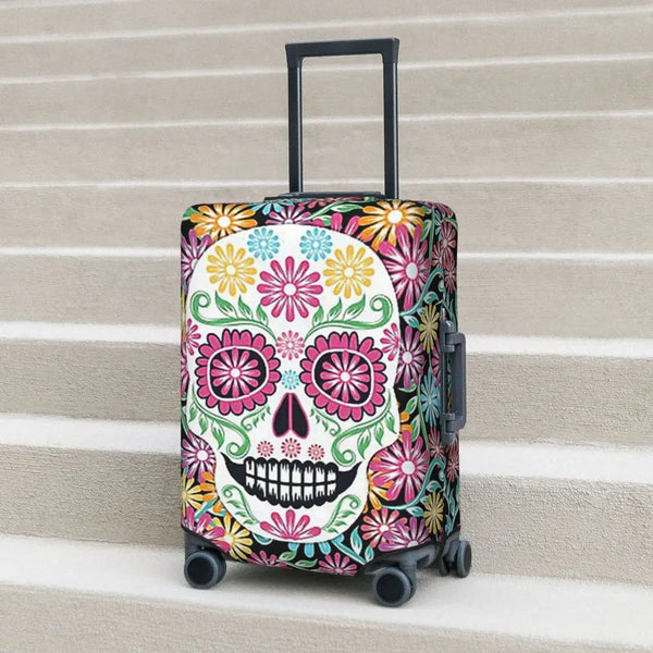 The Fiesta de los Muertos Elastic Luggage Cover
