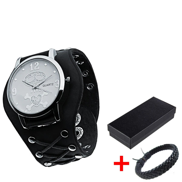 The Memento Mori Minimalist Ultra-Thin Skull Watch