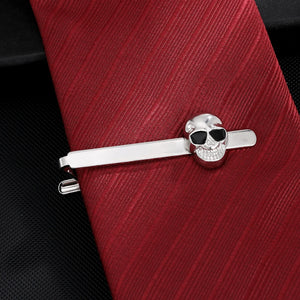 Zeckos Stainless Steel Skull & Crossbones Cuff Links Cufflinks Zeckos Stainless Steel Skull & Crossbones Cuff Links Cufflinks