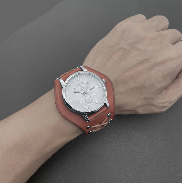 The Memento Mori Minimalist Ultra-Thin Skull Watch