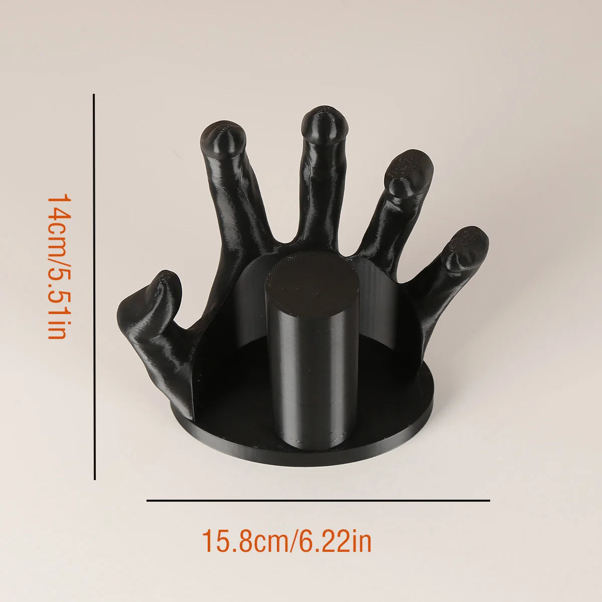 Gothic Black Skeleton Hand Toilet Paper Holder – Unique Horror Bathroom Décor