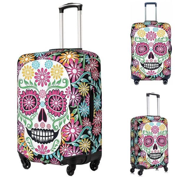 The Fiesta de los Muertos Elastic Luggage Cover