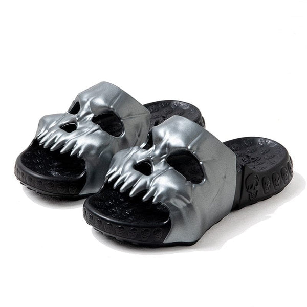 These Skull Design Thick Bottom Beach Women's Sandals Are Impressively Stylish & Comfortable