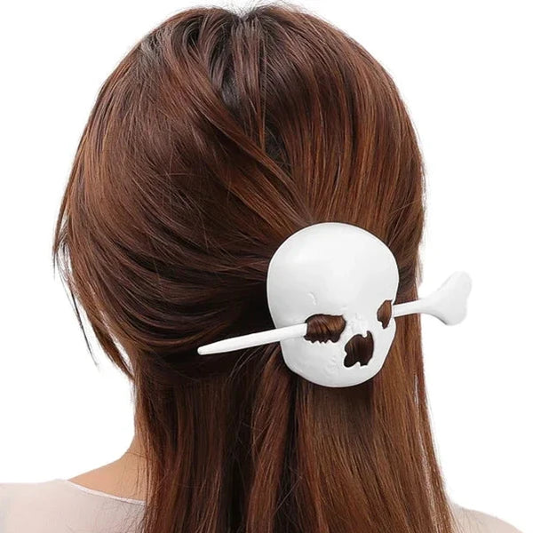 Punk Skull Bone Hair Clip Gothic Style Hair Accessories