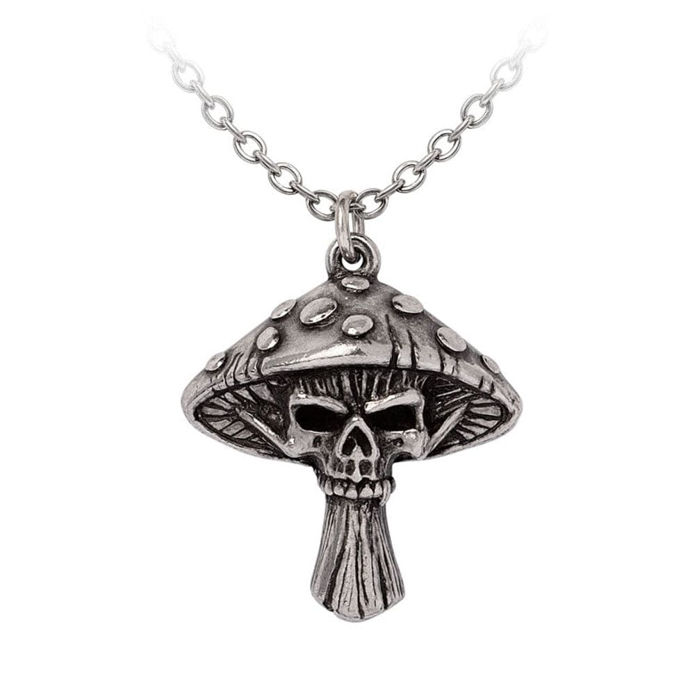 See The Haunting Beauty of The Skull Death Cap Pendant