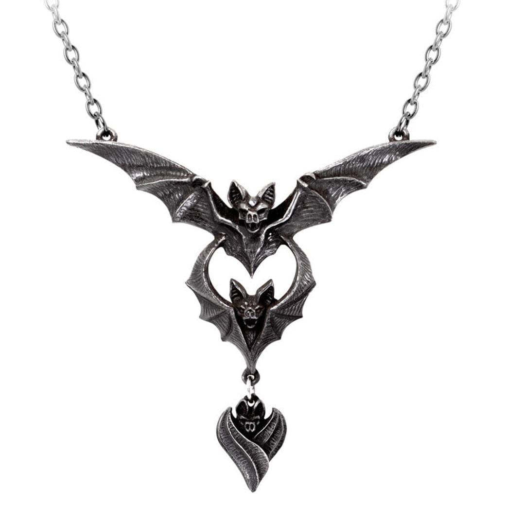 Three Intricately Sculpted Bats, Symbolizing Transformation And The Eternal Night Pendant