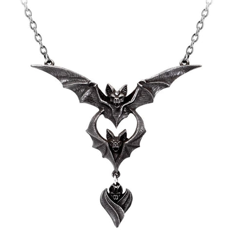 Three Intricately Sculpted Bats, Symbolizing Transformation And The Eternal Night Pendant