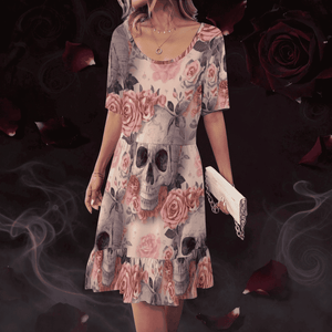 skull formal dress Gothic Skull Dress – American Skulls