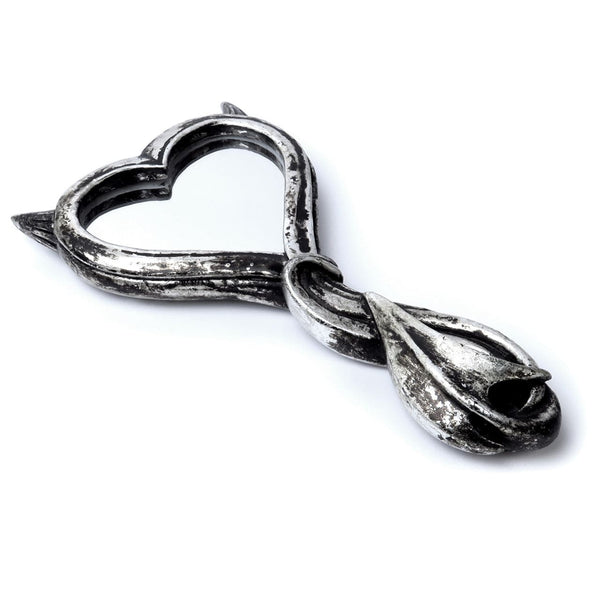 Stunning Devil's Heart Hand Mirror