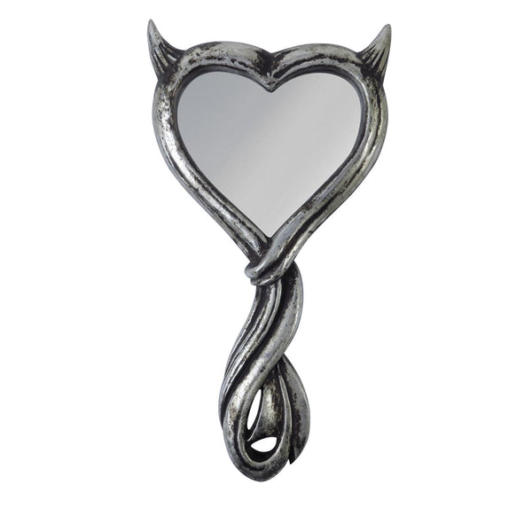 Stunning Devil's Heart Hand Mirror