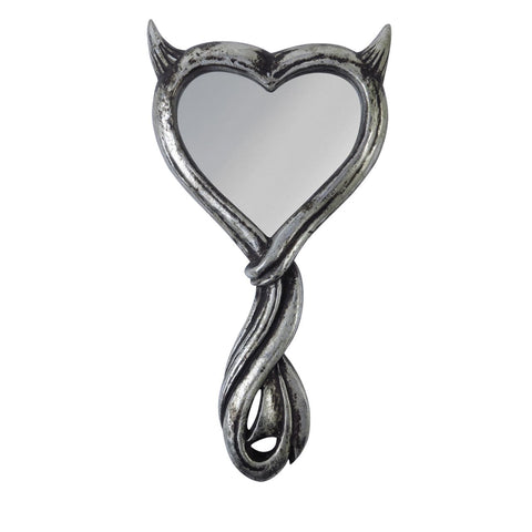 Stunning Devil's Heart Hand Mirror