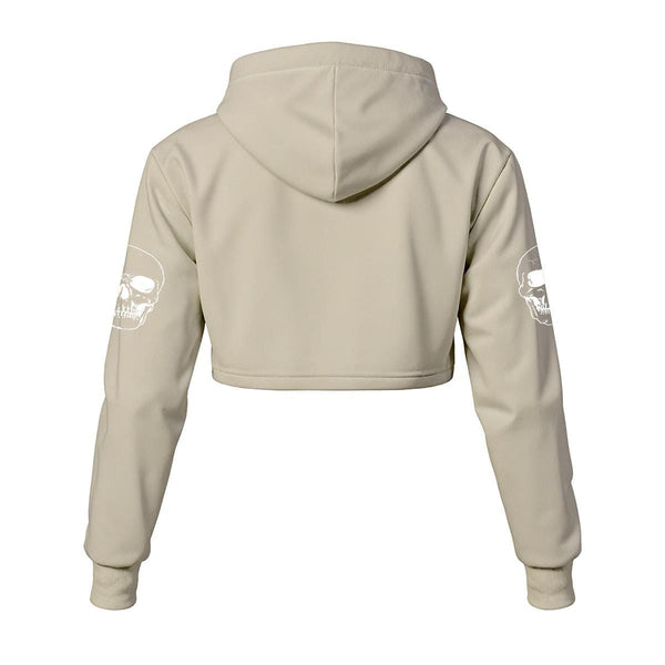 Women's Skull And Lizard Cropped Hoodie 12 Colors