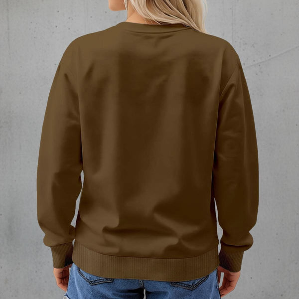 Women's Skull Dont Mess With Momma Fleece Crew Neck Sweatshirt