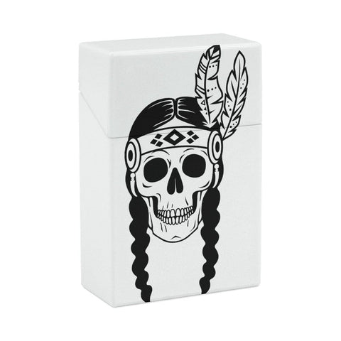 Indian Skull Cigarette Case