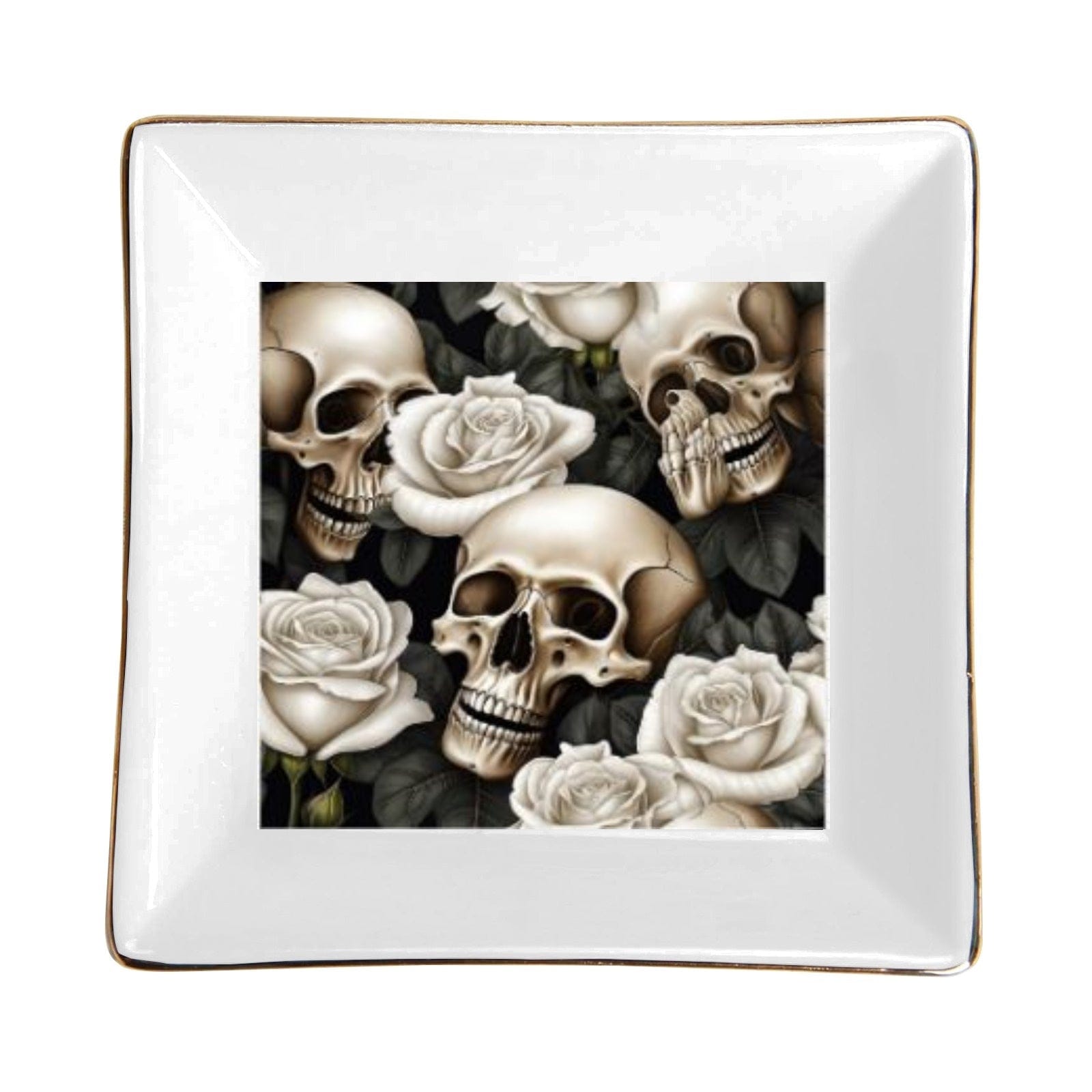 This Skulls & Roses Soap Dish Will Add A Touch Of Luxury To Your Bathroom