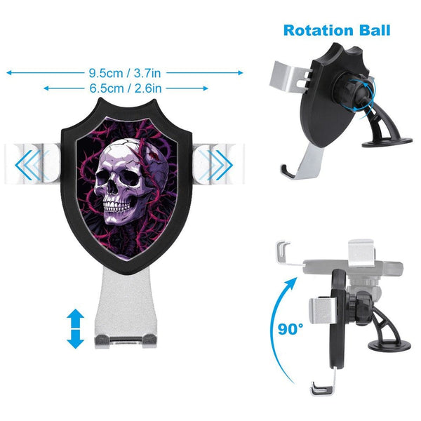 Skull Barb Wire Car Phone Mount
