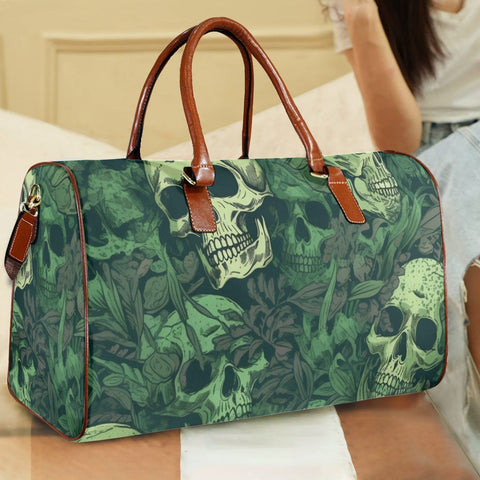dead skulls travel duffel bag Vintage Skull & Roses Duffle Bag – Everything Skull Clothing Merchandise and Accessories
