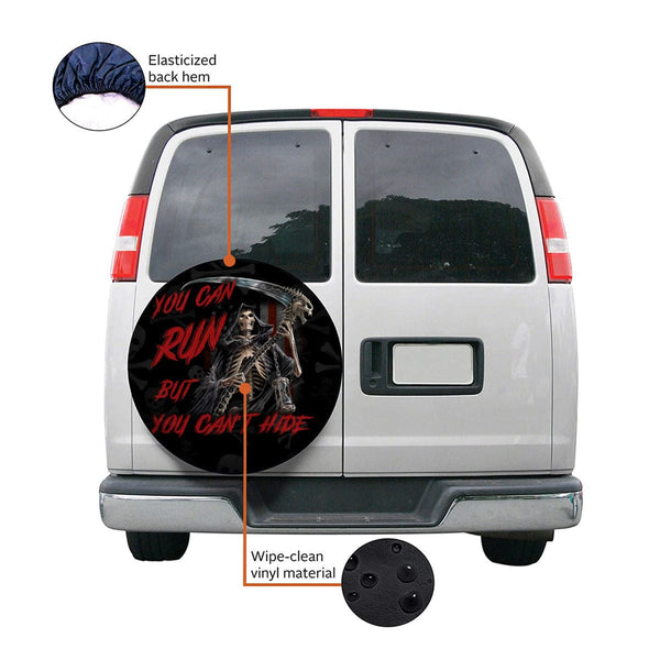 You Can Run But You Cant Hide Spare Tire Cover