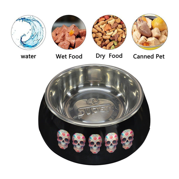 Skulls Pet Bowl For Food Or Water