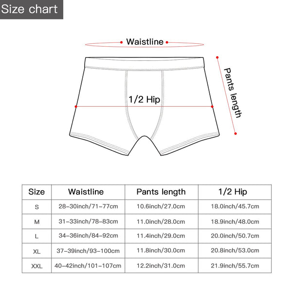 Gothic Skull Spiderweb Print Men's Underwear