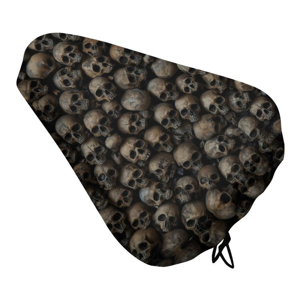 Lots Of Skulls Bike Seat Cover